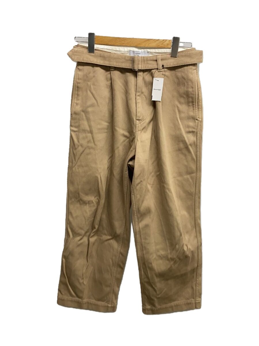 【中古】Graphpaper◆21ss/Hard Twill Belted Pants/1/ベージュ/GM211-40002B/綿織物//【メンズウェア】