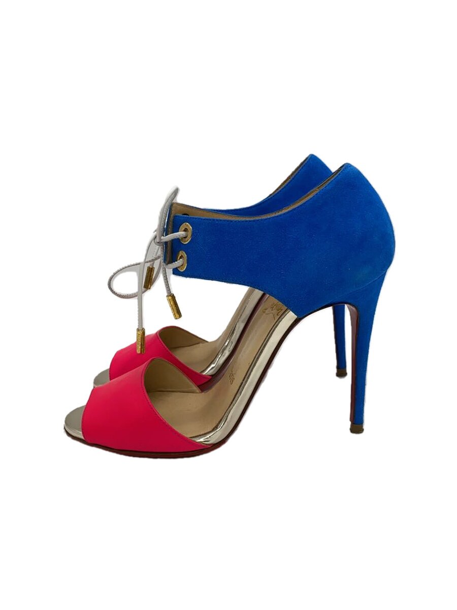 【中古】Christian Louboutin◆パンプス/34/BLU【シューズ】
