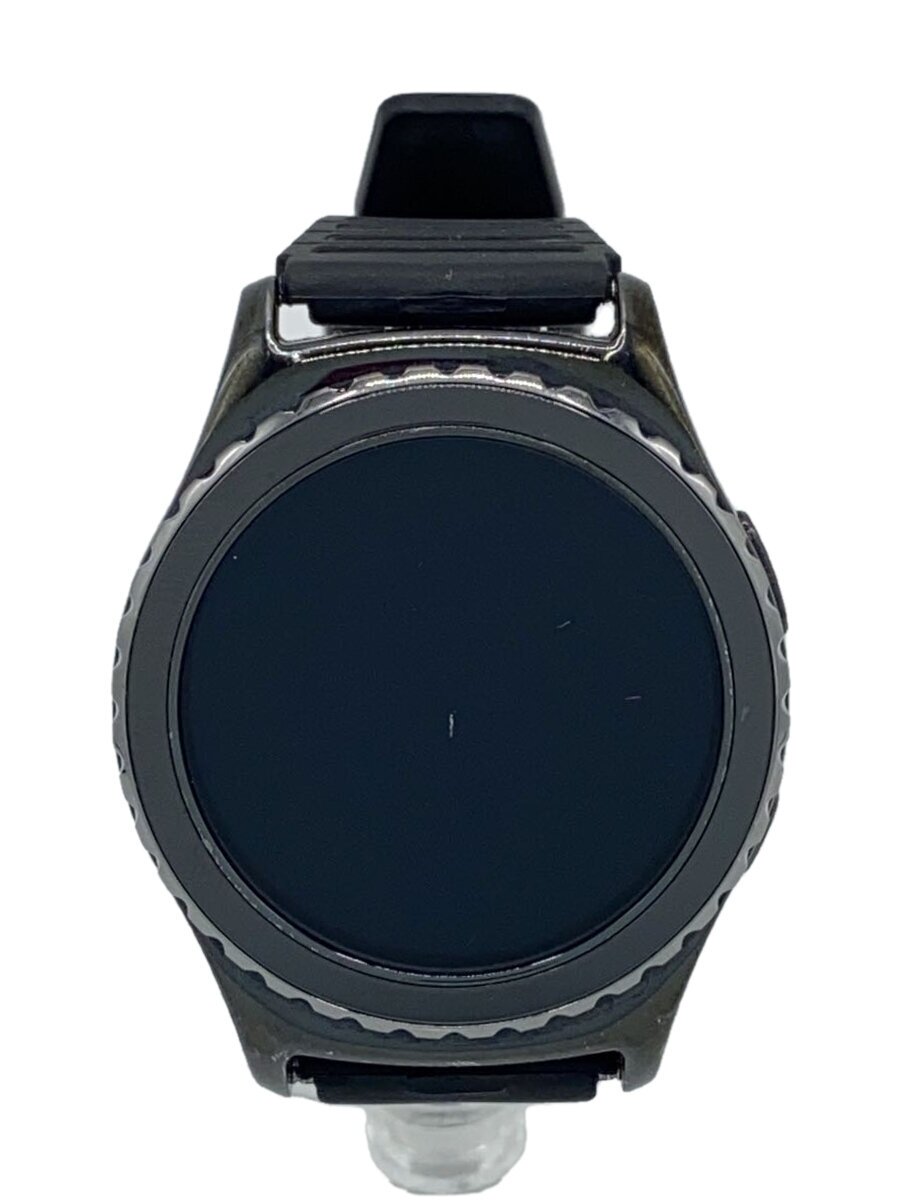 【中古】SAMSUNG◆Gear S2 SM-R7200ZKAXJP [うす暗い薄墨色]/デジタル/天然ゴム/BLK【服飾雑貨他】