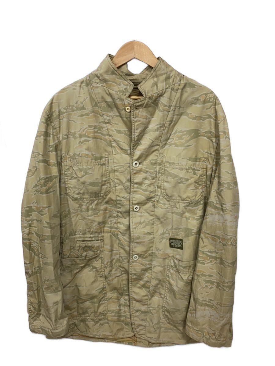 【中古】STUSSY◆上衣/XL/綿織物/BEG/合鴨フラ/115790【メンズウェア】