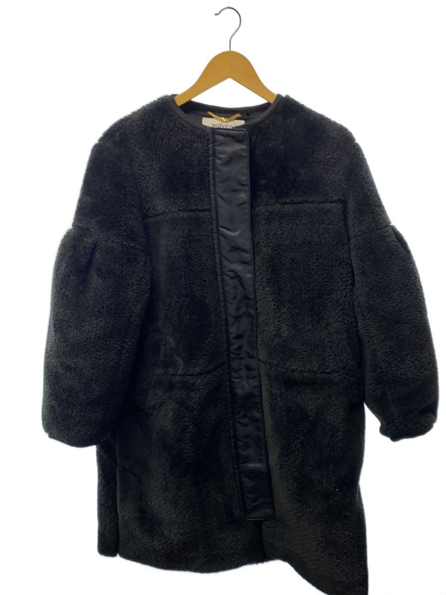 【中古】MUVEIL◆ボアコート/38/ポリエステル/BLK/ma203fc007【レディースウェア】|2nd STREET 店