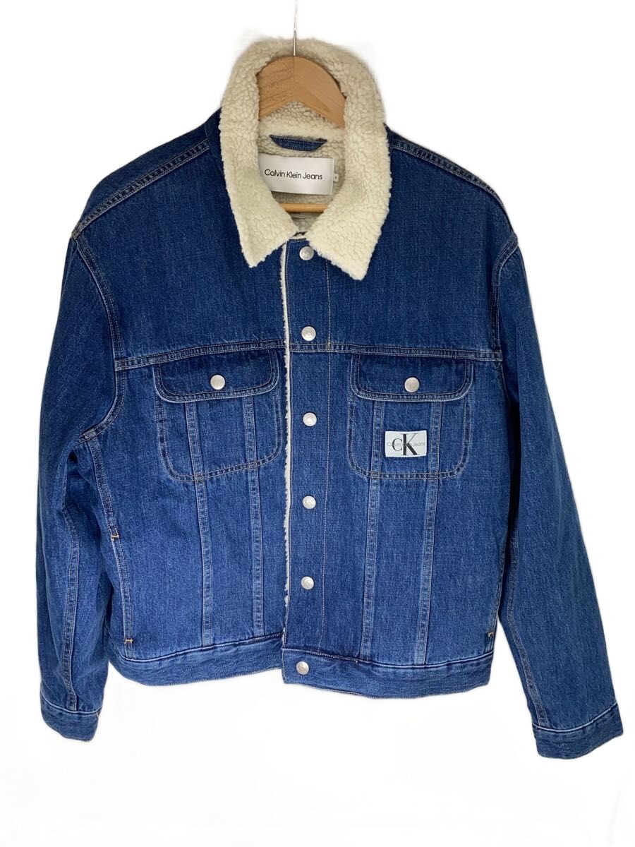 【中古】Calvin Klein◆レギュラー90sシェルパデニムボアジャケット/Gジャン/M/ジーンズ/IDG/J325844【メンズウェア】