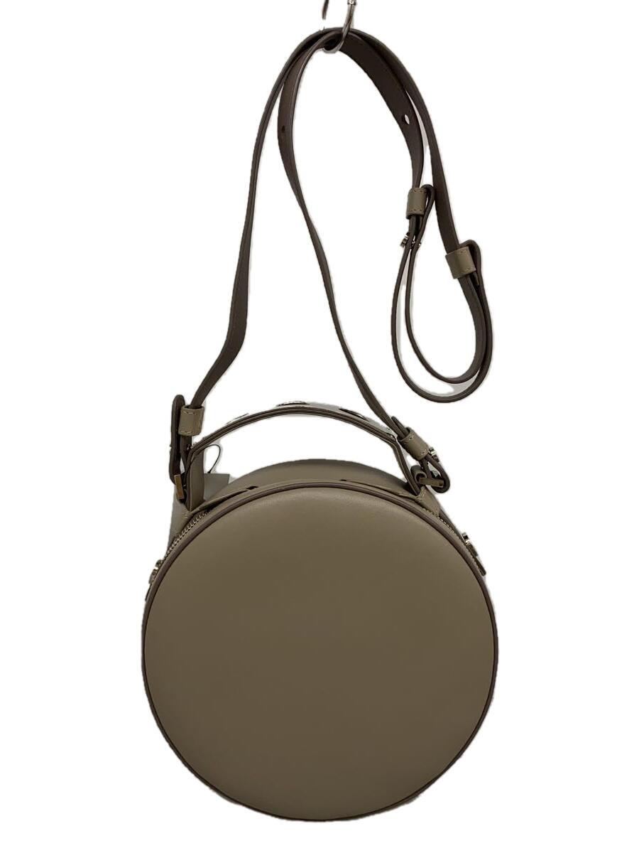【中古】PERRIN/サークルショルダーバッグ/レザー/GRY【バッグ】|2nd STREET 店
