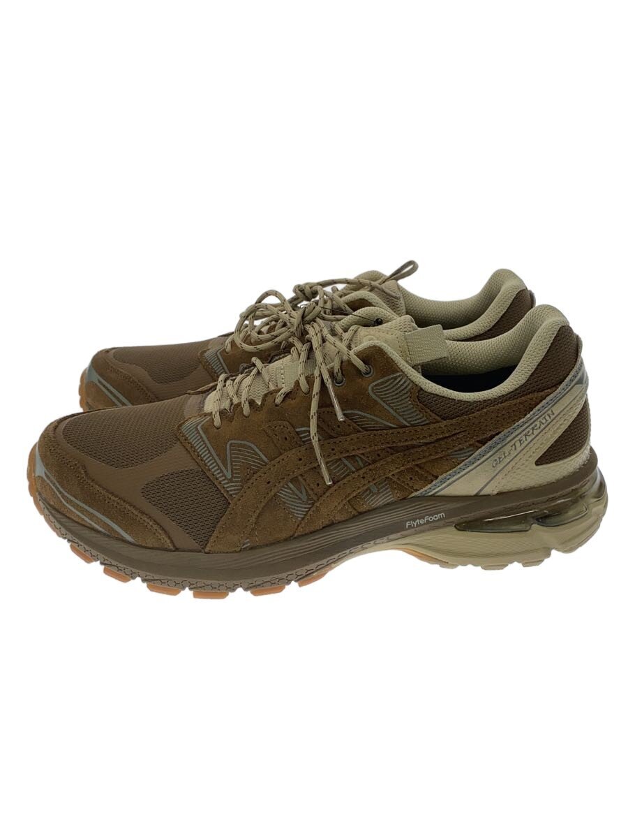 【中古】ASICS◆GEL-TERRAIN GTX/ローカットスニーカー/26.5糎/BRW/ゴアテックス【シューズ】