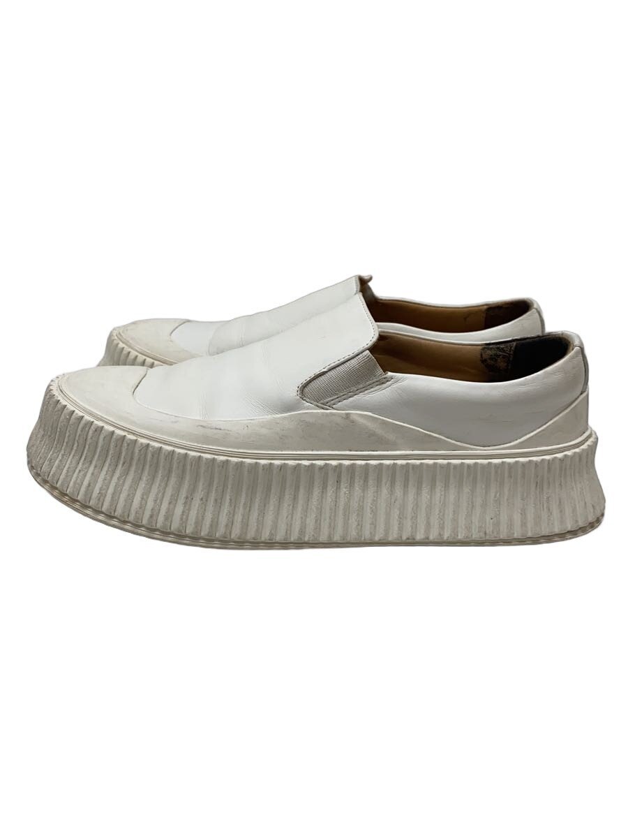 【中古】JIL SANDER◆シューズ/36/WHT/なめし革【シューズ】
