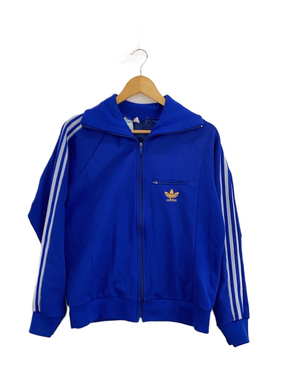 【中古】adidas◆上衣/--/ポリエステル/BLU/無地/VENTEX/フランス共和国製/70s～80s/貨物自動車上衣//【メンズウェア】