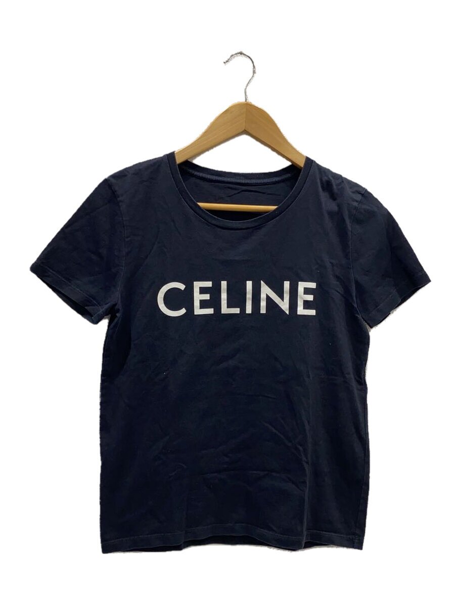 【中古】CELINE◆古典派音楽ロゴタイプtee/プルオーバー/M/綿織物/BLK/2X314916G/背引き舟欠品【レディースお召しもの】