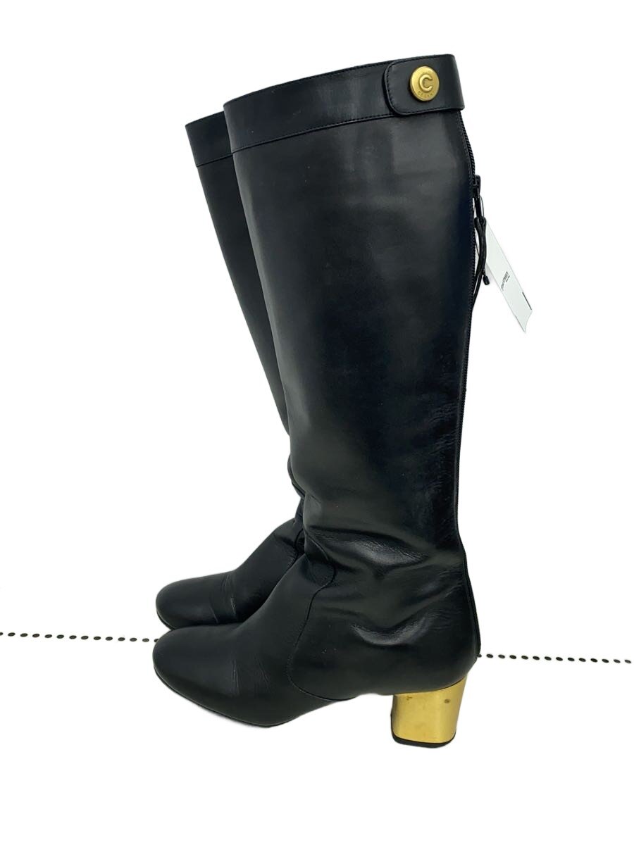 【中古】CELINE◆ロングブーツ/37.5/BLK/レザー【シューズ】｜2ｎｄ STREET 店