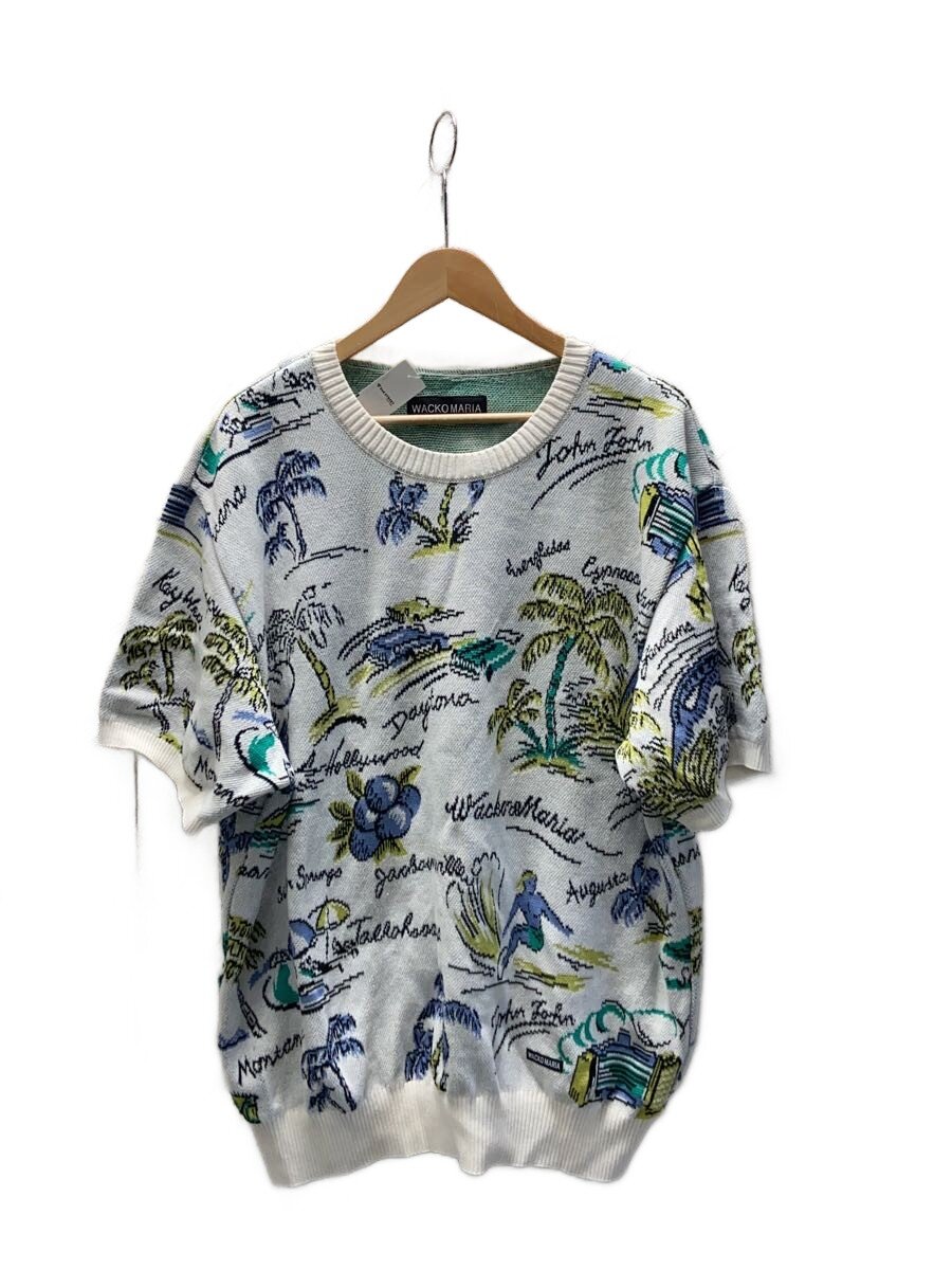 【中古】WACKO MARIA◆ニット・セーター(厚手)/XXL/--/総柄【メンズウェア】|2nd STREET 店