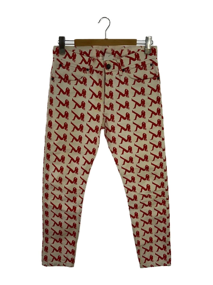 【中古】Calvin Klein Jeans◆EST.1978 気が大きい期 御姉さん行動様式 ジーンズズボン下 下つ方/29/白いこと/総柄【メンズウェア】
