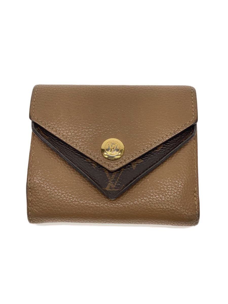 【中古】LOUIS VUITTON◆ポルト・フォイユ・ドゥーブルV・コンパクト_カーフレザー_モノグラム・キャンバス/牛革/BEG/レデ【服飾雑貨他】｜2ｎｄ STREET 店