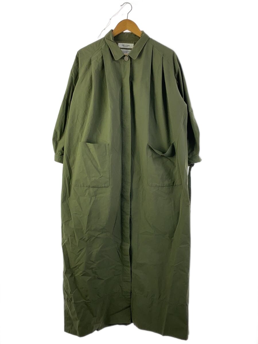【中古】YUKO KUROSAWA◆ORGANIC COTTON RIPSTOP COAT\u0026DRESS/2/綿織物/KHK/KUF-003【レディース御召しもの】