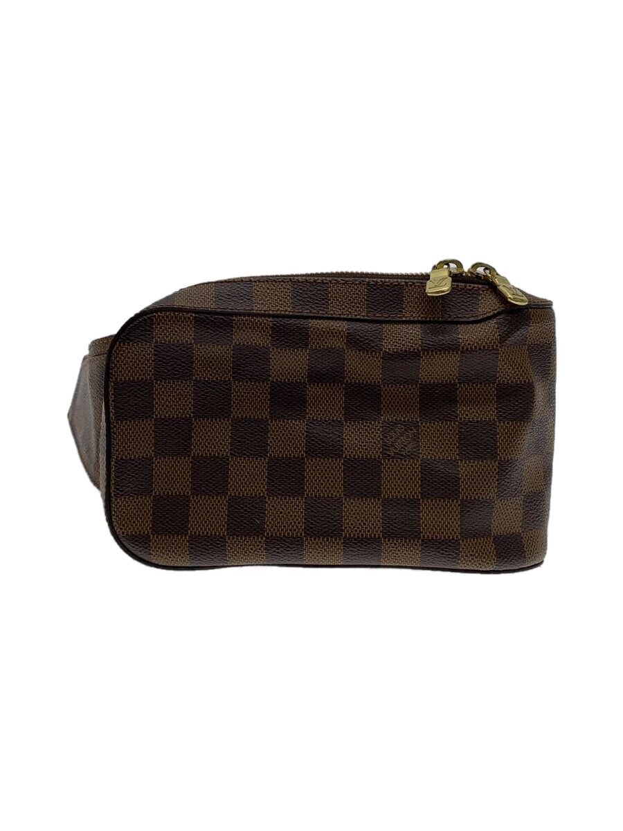 【中古】LOUIS VUITTON◆ジェロニモス_ダミエ・エベヌ_BRW/PVC/BRW【御徒面子】