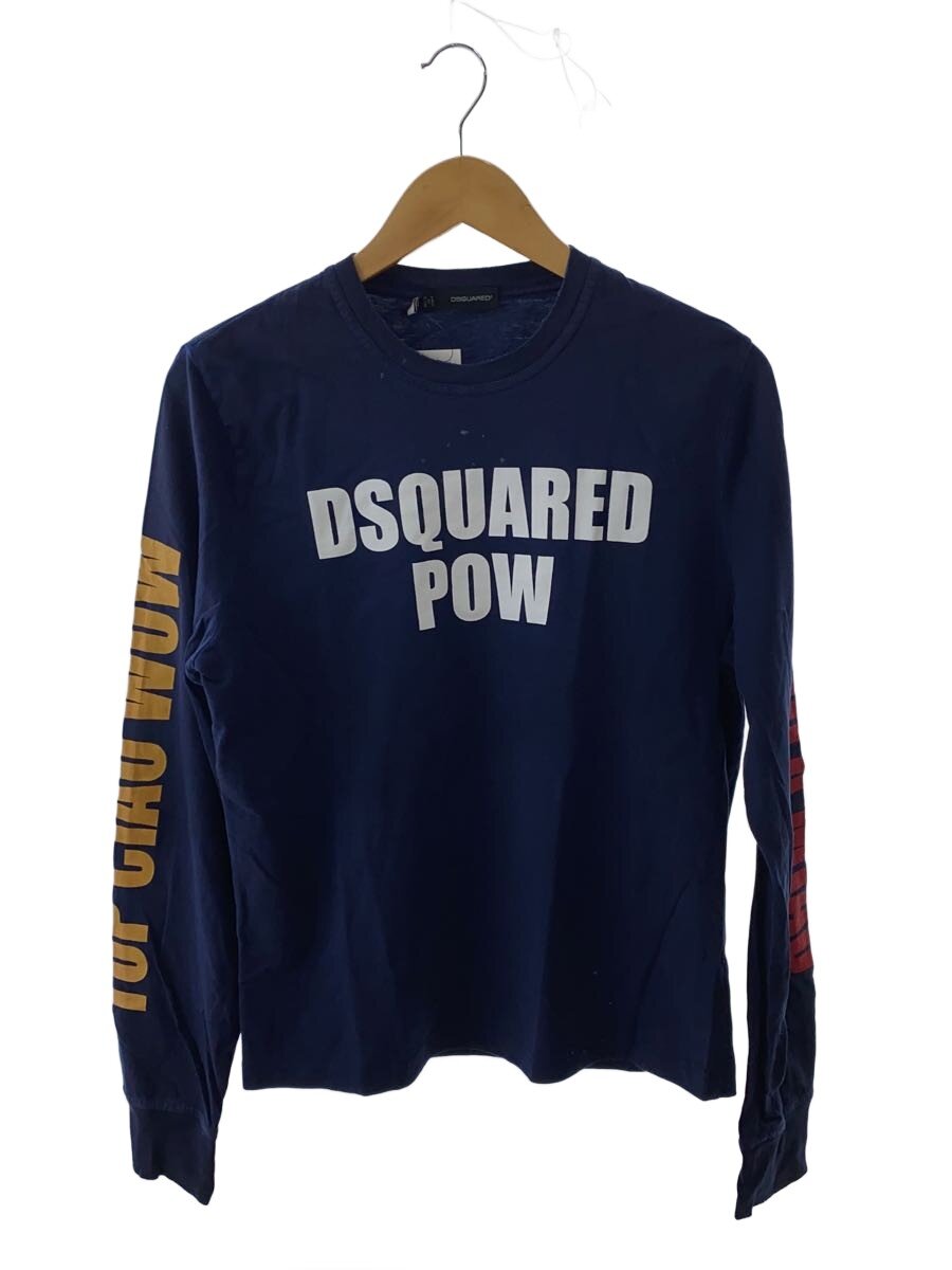 【中古】DSQUARED2◆長袖プルオーバー/S/綿織物/NVY/S71GC0962//【メンズウェア】