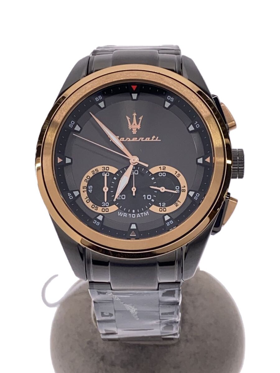 【中古】MASERATI◆石英ウオッチ/アナログ/SLV/R8873612016【服飾雑貨他】