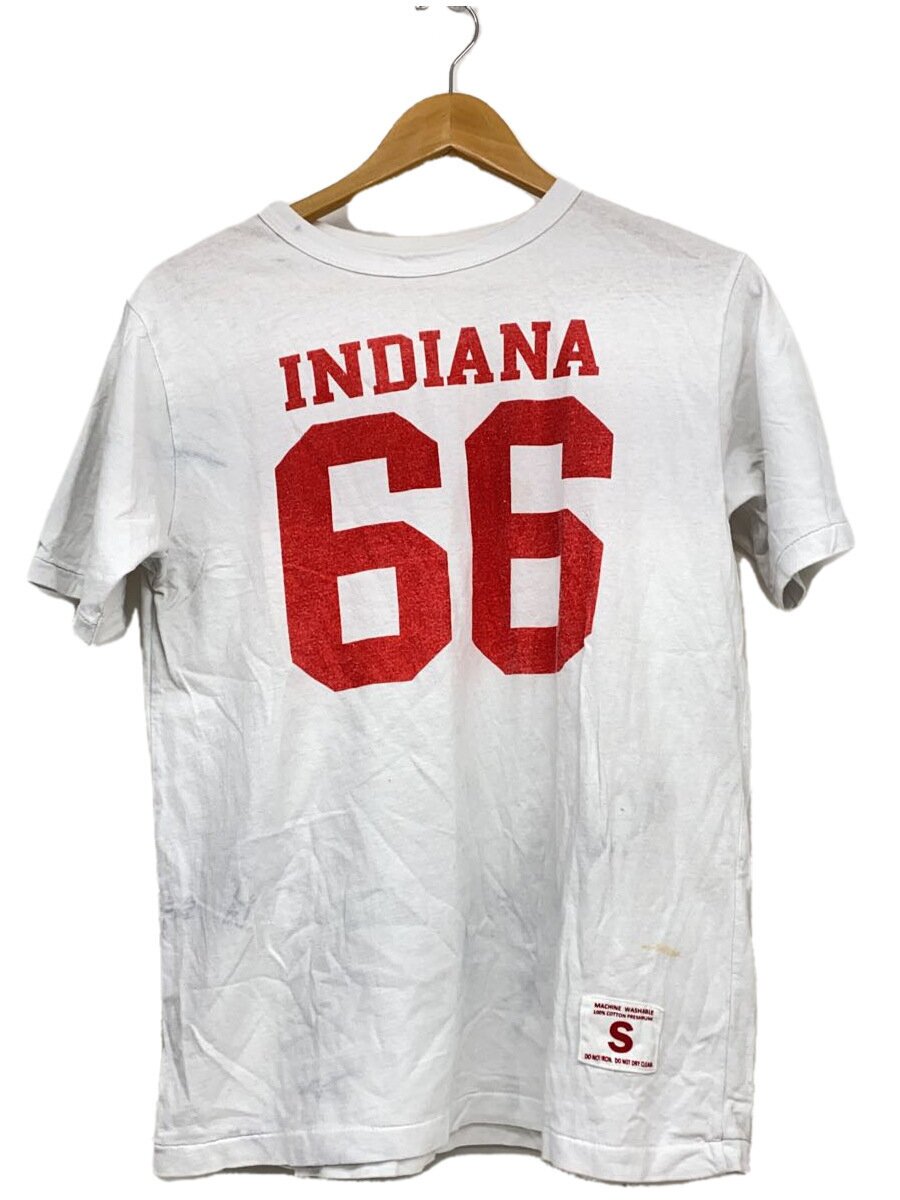 【中古】indiana66/ナンバリングプルオーバー/S/綿織物/WHT【メンズウェア】