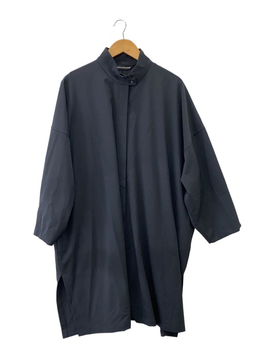 【中古】mizuiro ind◆厚地の外套/--/ポリエステル/GRY//【レディース御召しもの】