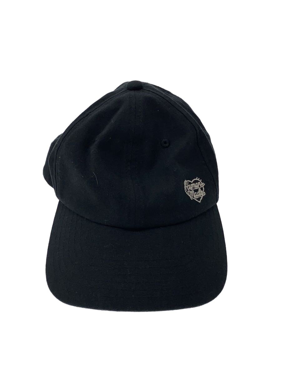 【中古】HUMAN MADE◆鳥打ち帽/--/リネン/BLK/メンズ/HM29GD046【服飾雑貨他】