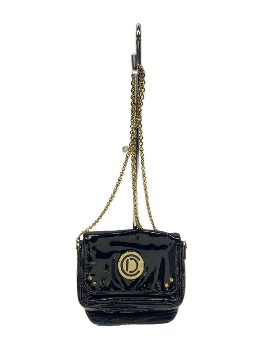 【中古】Christian Dior◆ディオール/ショルダーバッグ/--/BLK【御徒面子】