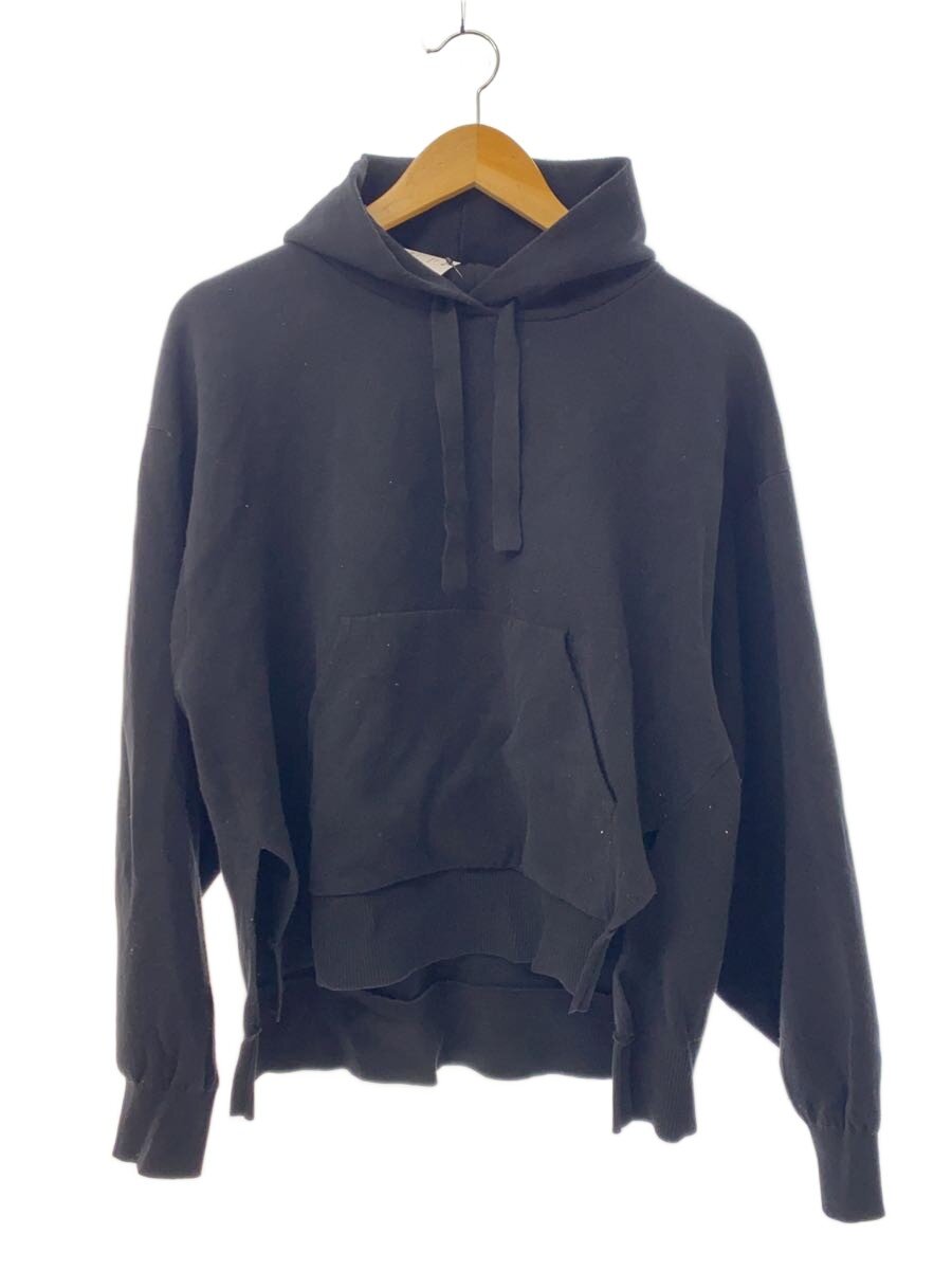 【中古】nagonstans◆パーカー/M/綿織物/黒いこと/無地/470HS870-0440/汗水/ボンネット/【レディース御召しもの】