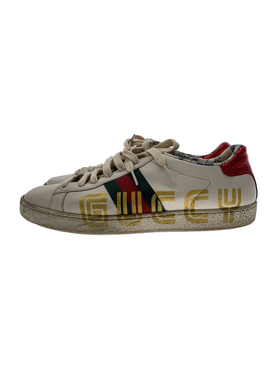 【中古】GUCCI◆ローカットスニーカー/37/WHT/525268【シューズ】