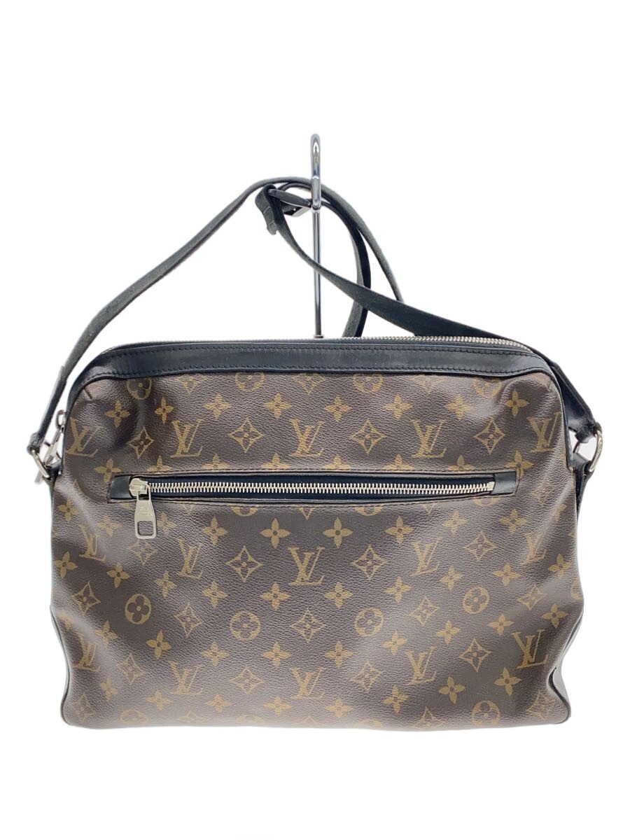 【中古】LOUIS VUITTON◆トゥー受け答え_モノグラム・マカサー/PVC/BRW【御徒面子】
