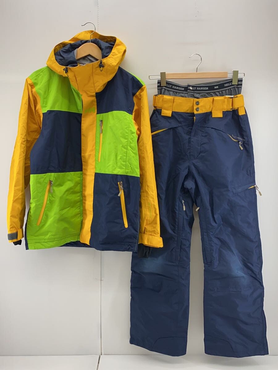 【中古】HELLY HANSEN◆スノーボード御召しもの/セットアップ/S/ポリエステル/マルチ色つや【メンズウェア】