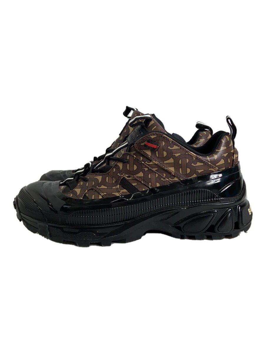 【中古】BURBERRY◆ローカットスニーカー/43/赤銅色/12806【シューズ】