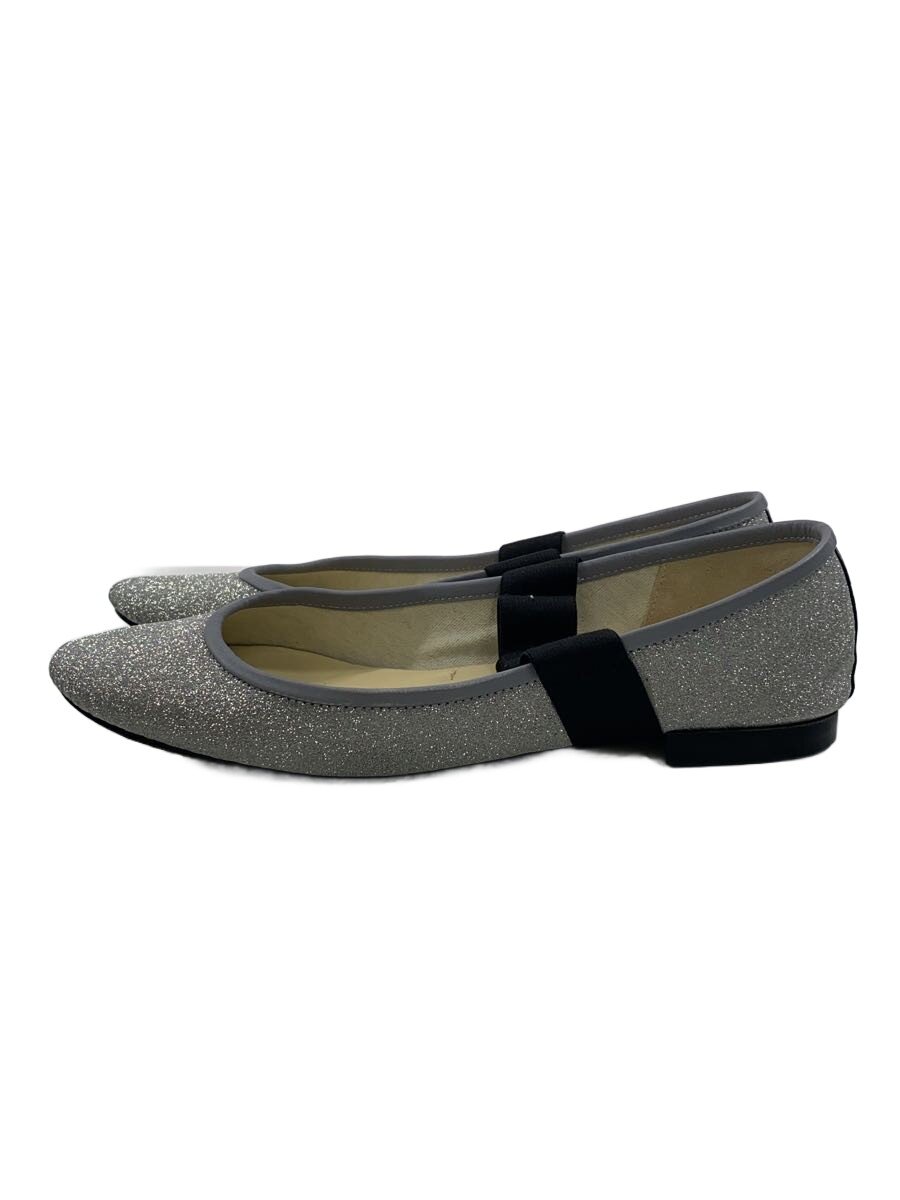 【中古】repetto◆平ったいパンプス/37.5/SLV/V4004STARA【シューズ】