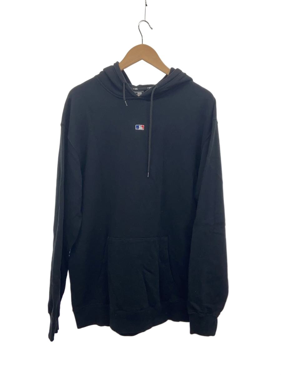【中古】Ground Y◆パーカー/XXL/綿織物/BLK/刷り上げる/GF-T51-053【メンズウェア】