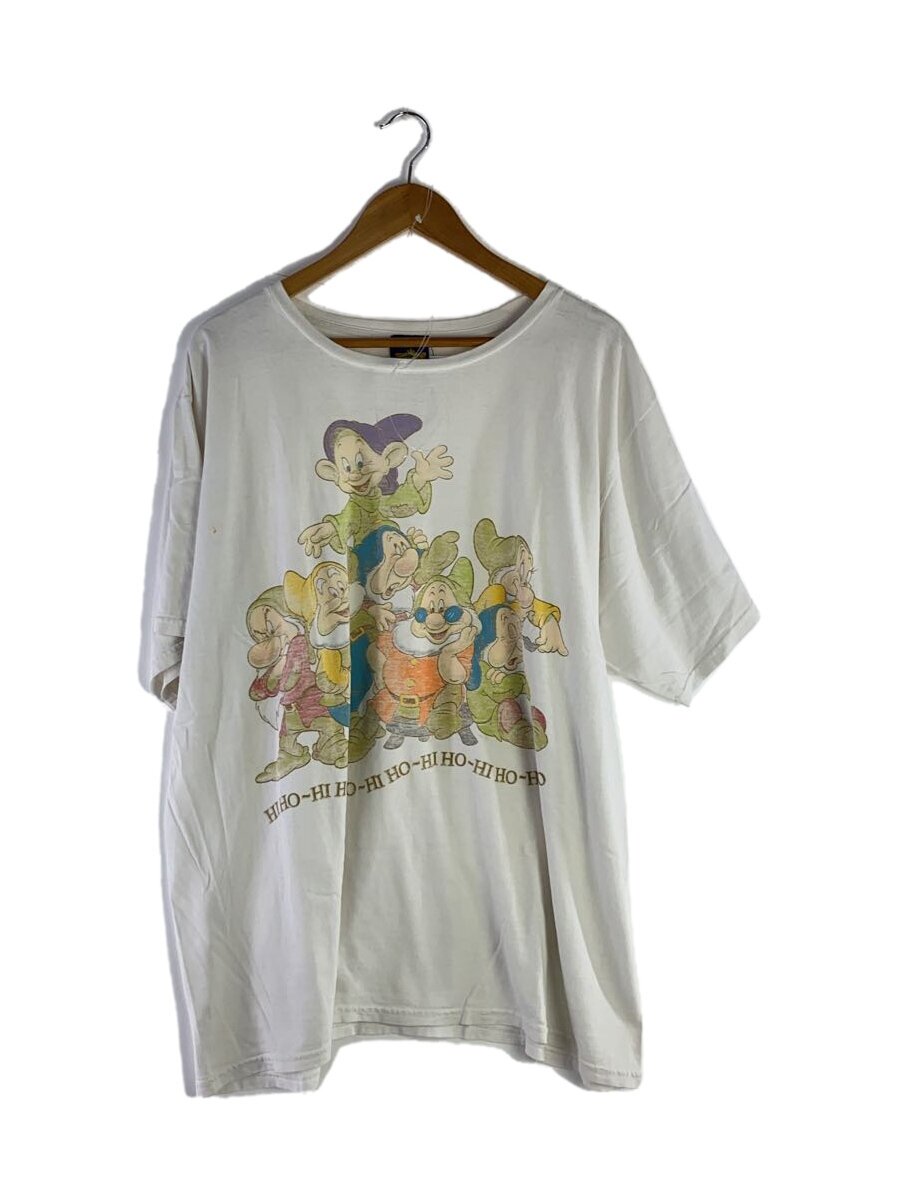 【中古】Disney VINTAGE◆ティーシャツ/--/綿織物/WHT【メンズウェア】
