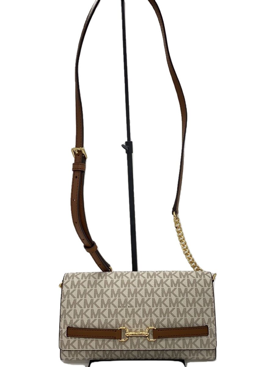 【中古】MICHAEL KORS◆ショルダーバッグ/PVC/WHT/総柄/35S5G2ZC7B【バッグ】｜2ｎｄ STREET 店