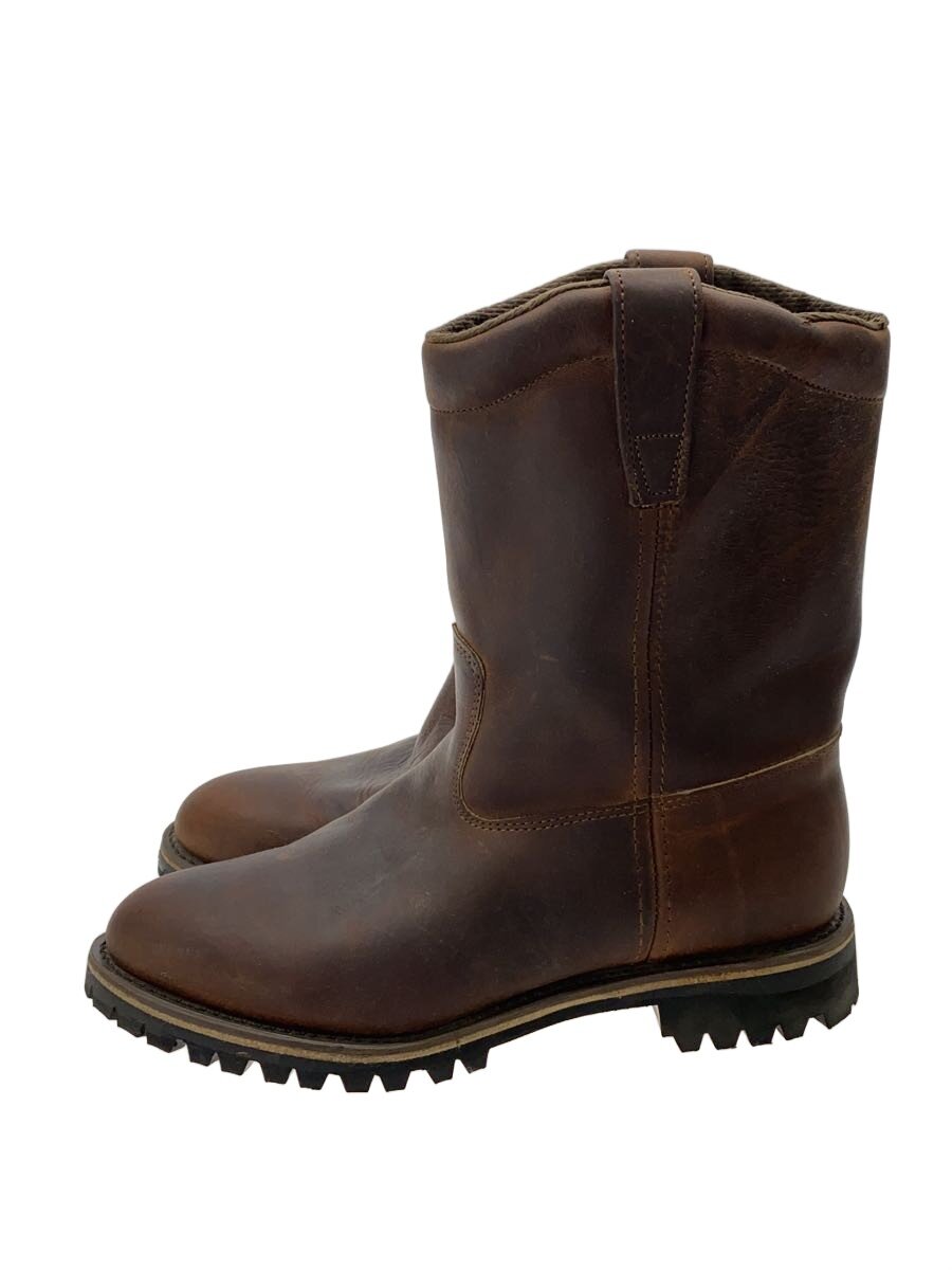 【中古】G.H.Bass\u0026Co.◆ブーツ/US8.5/BRW/なめし革【シューズ】
