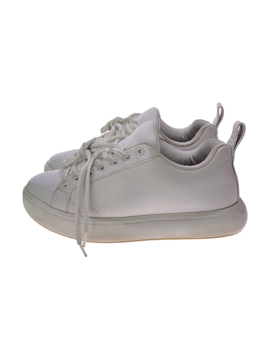 【中古】BOTTEGA VENETA◆ローカットスニーカー/42/WHT/なめし革//【シューズ】
