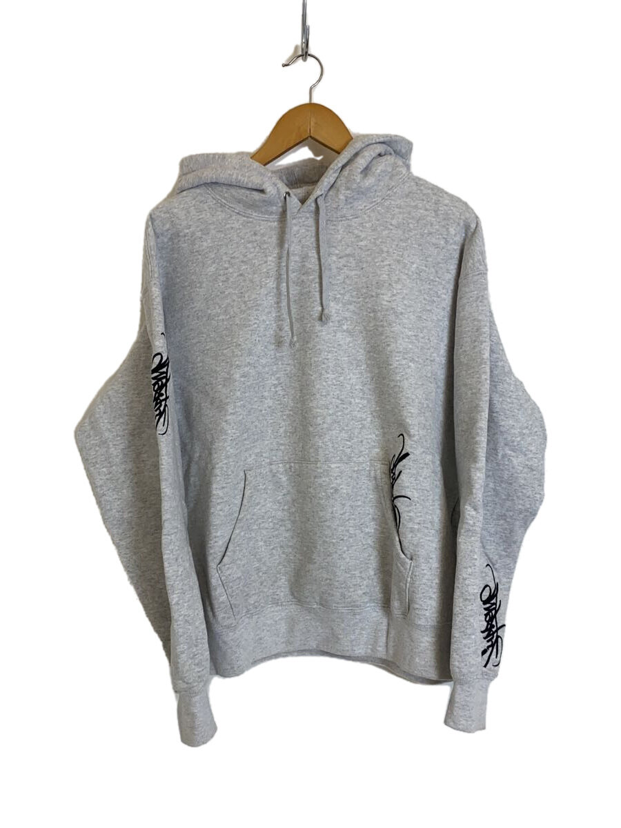 【中古】Supreme◆24ss/tag hooded sweatshirt/パーカー/M/綿織物/GRY【メンズウェア】