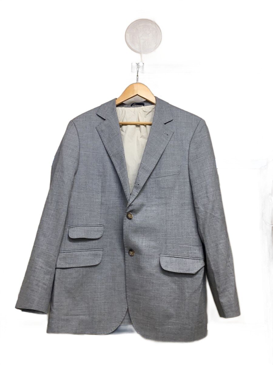 【中古】BRUNELLO CUCINELLI◆テーラードジャケット/50/カシミア/GRY/エルボーパッチ/100カシミア【メンズウェア】｜2ｎｄ STREET 店