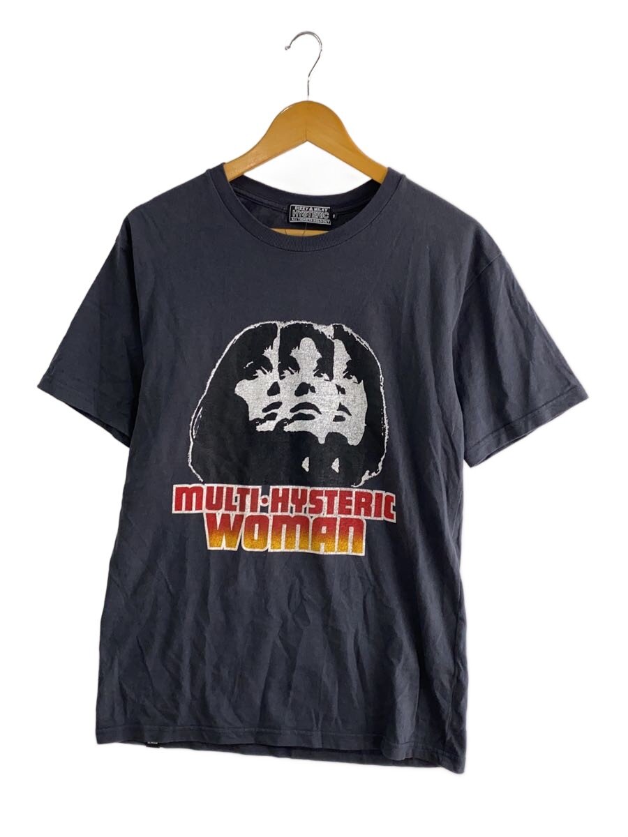 【中古】HYSTERIC GLAMOUR◆24SS/MULTI HYSTERIC WOMAN/プルオーバー/S/綿織物/BLK//【メンズウェア】