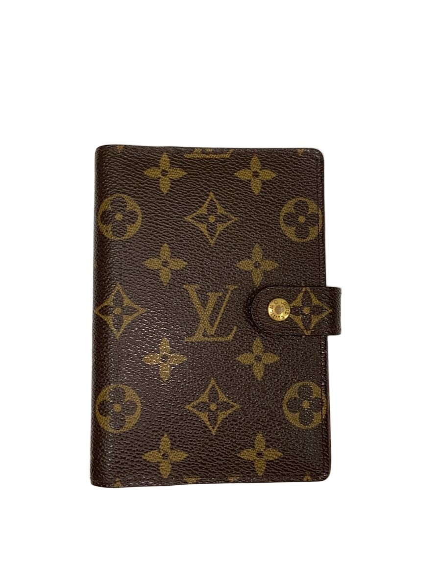 【中古】LOUIS VUITTON◆議事日程PM_モノグラム・帆布/--/BRW/総柄/メンズ【服飾雑貨他】