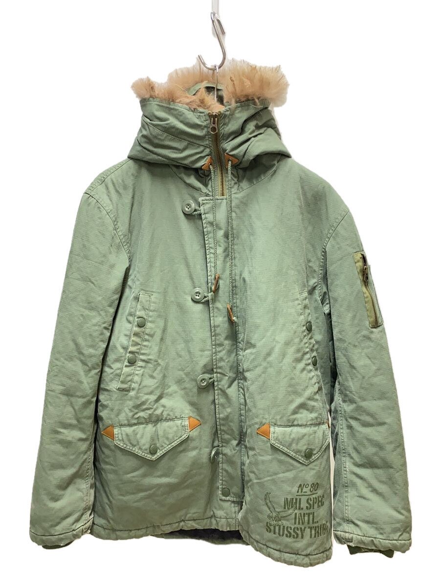 【中古】STUSSY◆モッズコート/--/--/KHK/無地【メンズウェア】｜2ｎｄ STREET 店 12,184円
