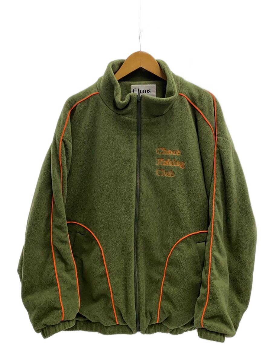 【中古】Chaos Fishing Club◆D.T.D.Q.N JACKET/フリースジャケット/XL/ポリエステル/GRN【メンズウェア】