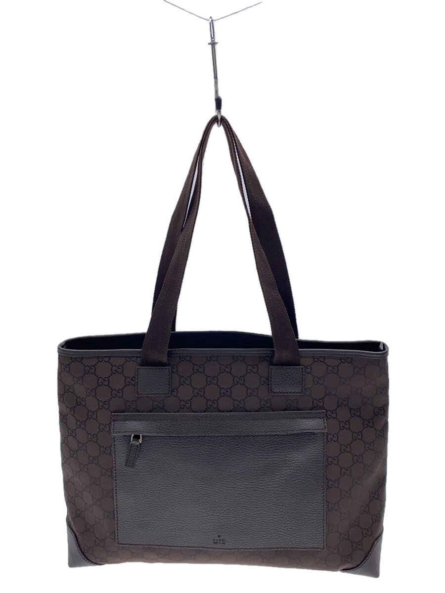 【中古】GUCCI◆GUCCI ハンドバッグ/キャンバス/ブラウン/総柄/180449/内側汚れ・角スレあり//【バッグ】｜2ｎｄ STREET 店 36,179円
