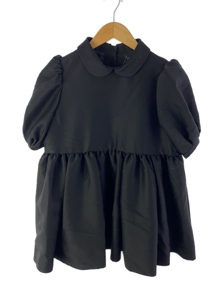 【中古】KEINA RITA/タックギャザーブラウス//38/羊毛/BLK/kb203-004【レディースお召しもの】