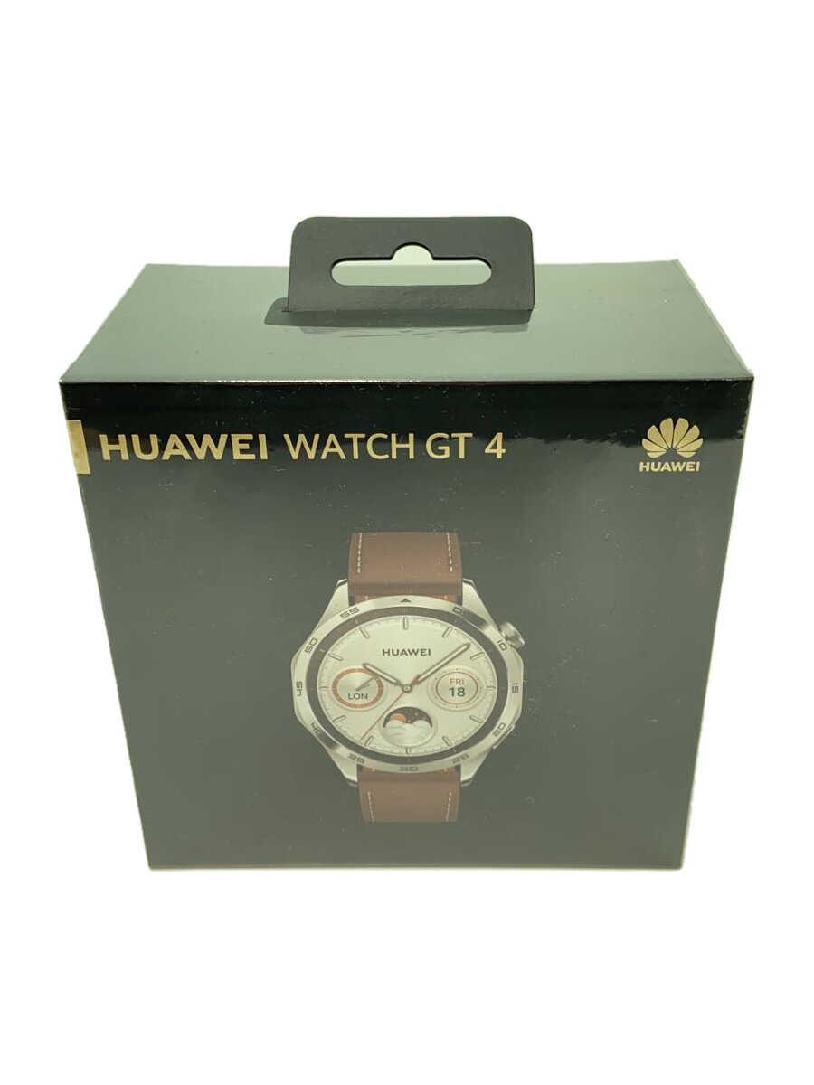 【中古】Huawei◆ウオッチ/アナログ/なめし革/SLV/BRW/PNX-B19【服飾雑貨他】