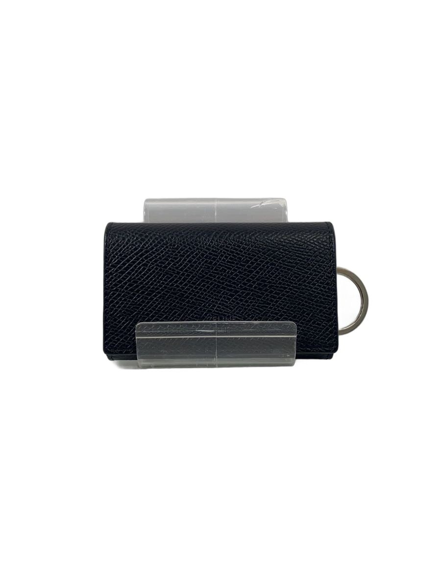 【中古】CELINE◆グレインドカーフスキン/6連キーケース/レザー/BLK/メンズ/10K103BEL.38SI【服飾雑貨他】｜2ｎｄ STREET 店