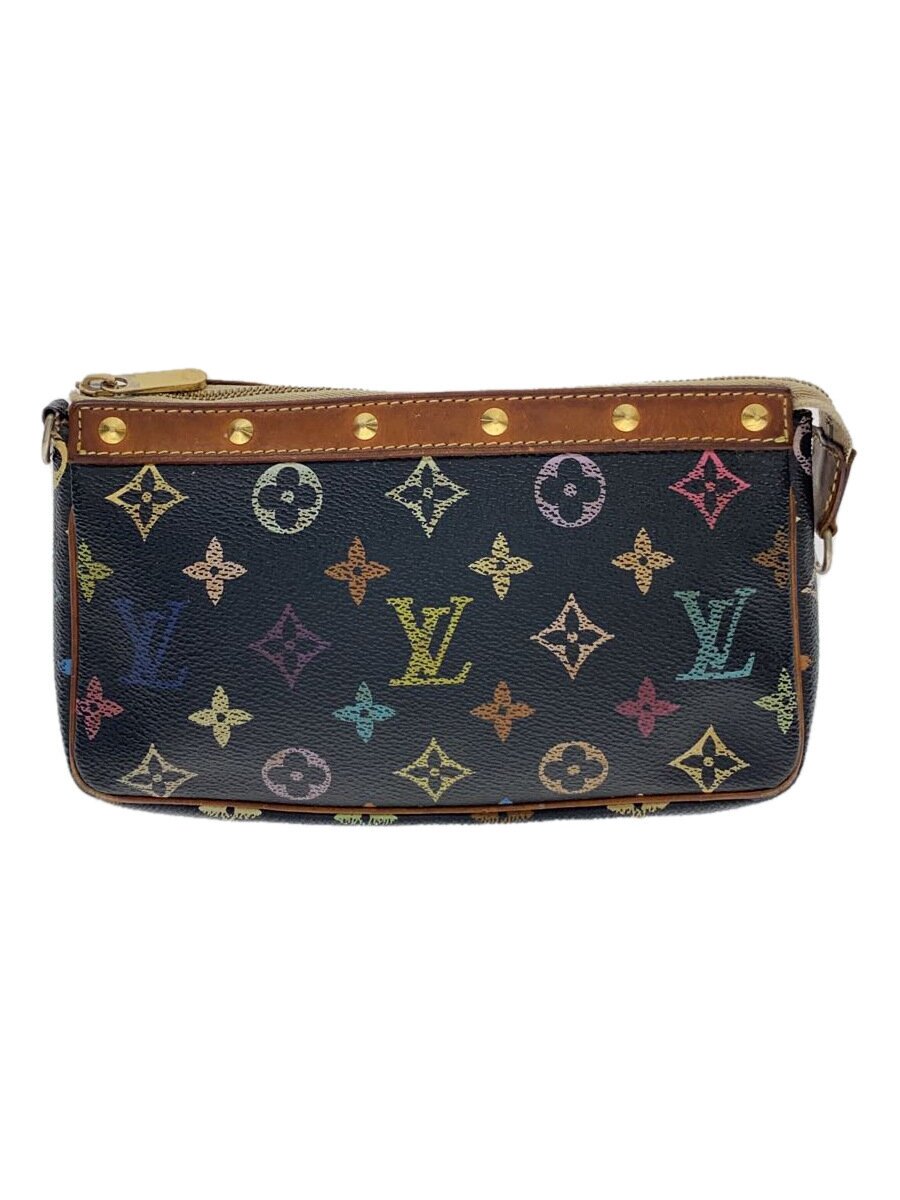 【中古】LOUIS VUITTON◆ポシェット・アクセソワール_モノグラム・マルチ色合い_マルチ色合い/PVC/マルチ色合い【御徒面子】