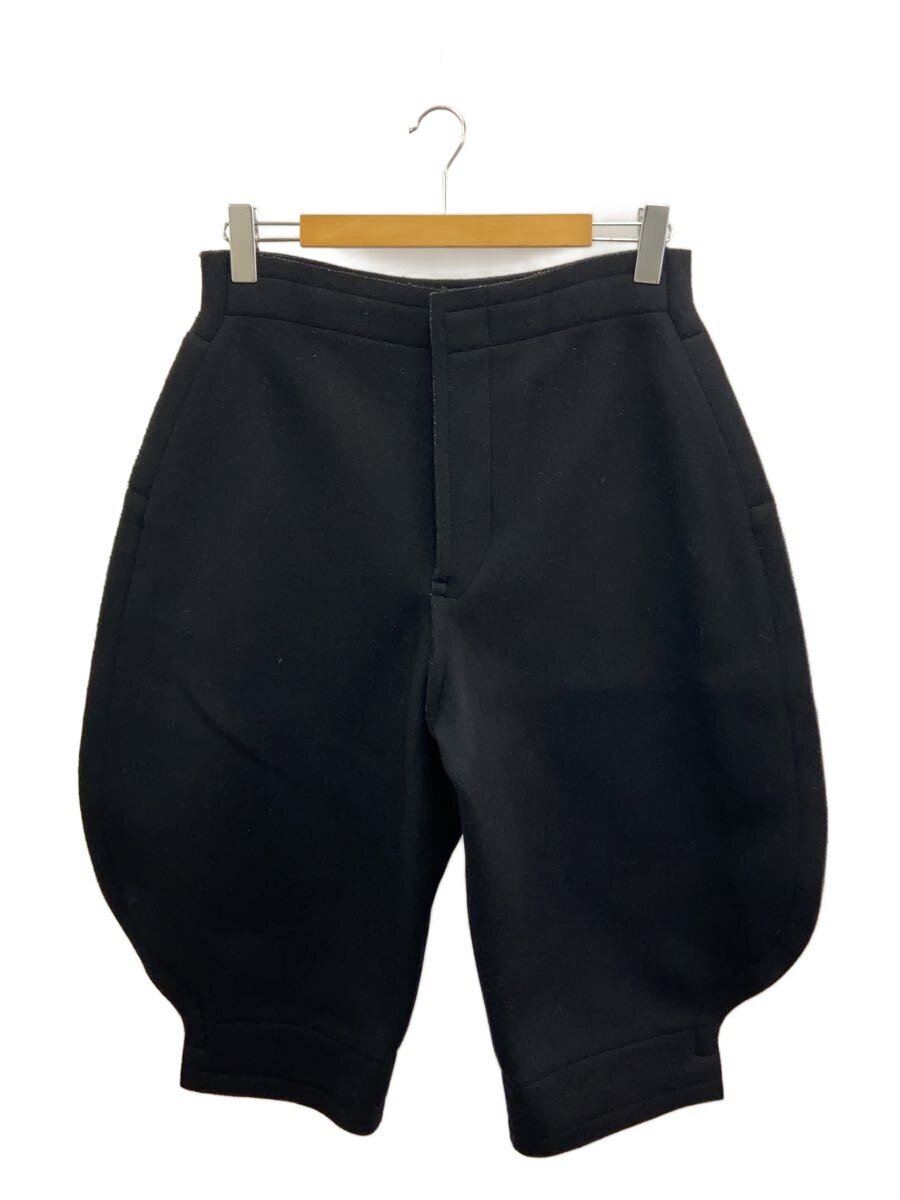 【中古】COMME des GARCONS HOMME◆AD2012/二度合いフェルトズボン下/サルエルパンツ/S/羊毛/BLK/GJ-P014//【レディース御召しもの】