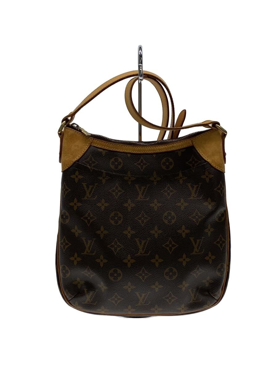 【中古】LOUIS VUITTON◆オデオンPM_モノグラム・帆布/PVC/BRW【御徒面子】