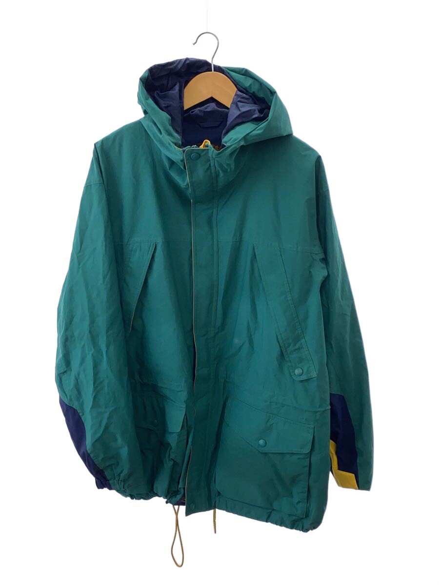 【中古】EDDIE BAUER◆モッズコート/XL/ポリエステル/GRN/無地【メンズウェア】