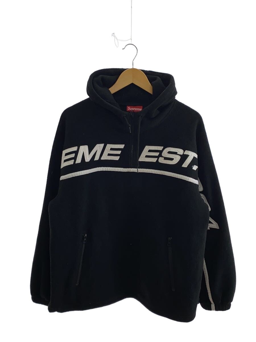 【中古】Supreme◆パーカー/M/ポリエステル/黒いこと/着付ける感有//【メンズウェア】