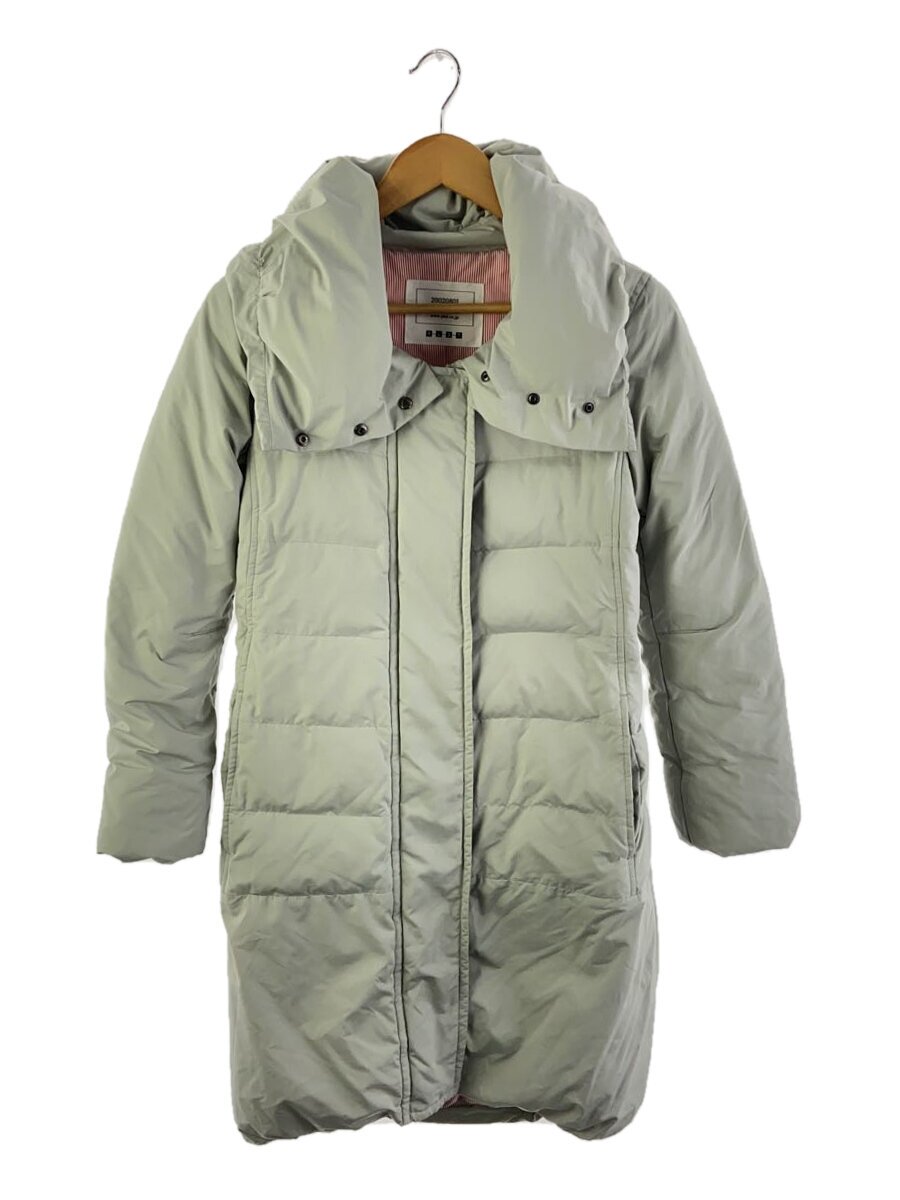 【中古】PLST◆厚地の外套/2/--/GRY/無地/40-3309602/落ち込む80【レディース御召しもの】